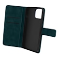 Miniatyrbillede 1 af 5: iPhone 14 Folio Wallet Case Video Support Mateffekt Soft Touch grøn grön