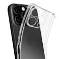 Miniatyrbild 3 av 5: Stötsäker Skal för iPhone 16 Pro Max Med Förstärkta Hörn Mayaxess Transparent Transparent