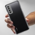 Pikkukuva 3 / 4: Huawei P smart 2021 Soft Case ja 9H Hardness Tempered Glass Film musta