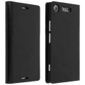 Pikkukuva 2 / 4: Nahkakotelo - AVIZAR - Xperia XZ1 - Täysi suojaus - Musta - Korttipaikat Svart