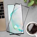 Pikkukuva 4 / 4: Näyttösuoja - AVIZAR - Galaxy Note 10 Plus - Kaareva Temperoitua Lasia - Ultra-ohut - Iskunkestävä Transparent, svart
