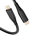 Pikkukuva 1 / 5: USB-C - Lightning -kaapeli 30W Silikoni Antiknuttu Swissten Musta Svart