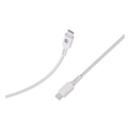 Miniatyrbillede 3 af 5: Hurtig kabel 5A USB-C til USB-C 1.2m PD 100W flettet belægning BigBen Connected Hvid
