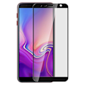 Miniatyrbillede 2 af 4: Beskyttelsesfilm - AVIZAR - Samsung Galaxy J6 Plus - Hærdet glas - Ultra-resistent beskyttelse - Sort Svart