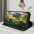 Miniatyrbillede 4 af 5: AVIZAR Taske til Xiaomi Poco F4 GT - Magnetic Flip Wallet Video Support - Sort Svart
