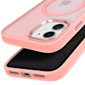 Pikkukuva 2 / 6: MagSafe-kuori iPhone 11 Matte Frosted Tausta Vaaleanpunainen Reuna Rosa