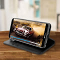 Miniatyrbild 4 av 4: Huawei-fodral - P Smart - Folio-läderfodral - Video Stöd - Svart - Heltäckande skydd Svart