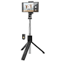 Miniatyrbillede 1 af 6: Selfie-stick med Bluetooth funktion og udtrækbar stativ op til 69 cm Maxlife Sort