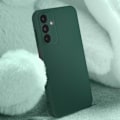 Miniatyrbild 3 av 6: AVIZAR fodral för Samsung Galaxy A15 5G - Halvstyv Soft-touch Grön - Stötsäkert och repskydd Grön