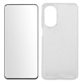 Miniatyrbillede 2 af 5: AVIZAR etui til Motorola Moto G52 og G82 - Soft Gel Silikone og 9H hærdet glasfilm sort Svart