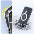 Miniatyrbild 3 av 5: iPhone 14 Plus fodral AVIZAR Transparent - Mjuk - Förbättrat skydd - MagSafe kompatibel Transparent