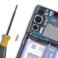 Pikkukuva 4 / 4: Power-painike - AVIZAR - Samsung Galaxy S20 FE - Valkoinen - Helppo vaihto - 10 g Vit
