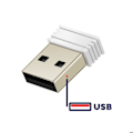 Pikkukuva 5 / 5: Langaton Bluetooth-hiiri ja Compact 2.4G USB Dongle Ladattava wiwu Valkoinen