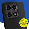 Miniatyrbillede 4 af 6: Coque til Xiaomi 14T Silikone Soft Touch og 3mk Tempereret Glas Sort Svart