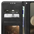 Miniatyrbild 4 av 5: Foliofodral för Motorola Edge 60 Pro Plånbok Stöd för Video Svart