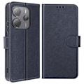 Pikkukuva 2 / 5: Xiaomi Redmi Note 14 4G:n Klipsillä varustettu Lompakko- ja Videotukituki Sininen Yö Blå