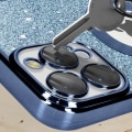 Miniatyrbild 3 av 4: Blå Glitter iPhone 12 Pro Max skal