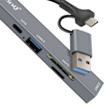 Pikkukuva 2 / 2: USB C- ja USB-hubi USB-C + USB 2.0 + 3.0 SD- ja TF-muistikortinlukija