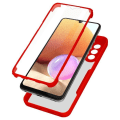 Pikkukuva 1 / 6: 360° kotelo Samsung A32 Hard Back Pehmeä näytönsuoja Red Contour Röd