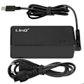 Miniatyrbillede 1 af 5: USB C Strømforsyning Oplader til Laptop Strømforsyning 90W LinQ Svart