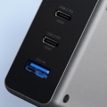 Miniatyrbillede 3 af 5: Strømforsyning - SATECHI - GaN 100W - 2 USB-C PD - Kompakt Design - Mørk Grå Grå
