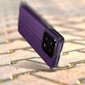 Miniatyrbillede 4 af 5: Folio-etui til Xiaomi 13 - AVIZAR - Time Display Window - Video Support - Mørk lilla Mörklila