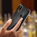 Pikkukuva 3 / 4: Coque - ILMOITA - Xiaomi Redmi 7 - Iskunkestävä suoja - Vahvistetut kulmat - Kirkas valkoinen Klar vit