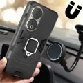 Miniatyrbillede 4 af 4: Taske til Honor 90 Hybrid Shockproof Ring Support Ring Collection Sort