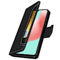 Pikkukuva 2 / 4: Suoja Samsung Galaxy A41 Folio Lompakkoteline Toiminto Musta svart