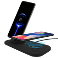 Pikkukuva 2 / 4: 4-in-1 Latausasema - Akashi - Musta - USB-C, Lightning, Micro-USB - QI - Nopea lataus Svart