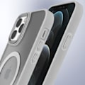 Pikkukuva 4 / 6: MagSafe-kuori iPhone 12 Pro Max Mattapeite Harmaa Saumaväri Grå