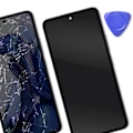 Miniatyrbillede 4 af 4: Fuld LCD-skærm til Xiaomi 11T og 11T Pro - RELIFE - Sort - Touchscreen og chassis Svart