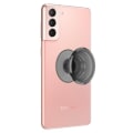 Miniatyrbillede 2 af 5: Telefonaccessory - POPSOCKETS - PopGrip - Sort Translucent - Ultra-let - Sammenklappelig genomskinlig svart