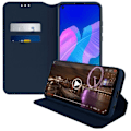Miniatyrbillede 2 af 4: Housse - AVIZAR - P40 Lite E - Folio Wallet Case - Eco-læder - Blå Blå