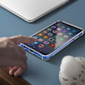 Pikkukuva 3 / 4: Suojapakkaus - AVIZAR - Samsung Galaxy A21s - Pehmeä kuori - Liimapinnoitettu lasi - 360° suojaus Transparent