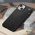 Miniatyrbild 3 av 6: Skal till iPhone 15 Plus - SPECK - Presidio2 Grip Clicklock Svart - Anti-dropp 3,9 m - Återvunnet material Svart
