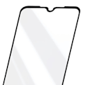 Miniatyrbillede 2 af 5: Skærmbeskyttelse - AVIZAR - Xiaomi Redmi Note 8T - Hærdet Glas - Ultra-tynd - 9H Svart