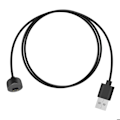 Miniatyrbillede 1 af 2: USB-C kabel til Xiaomi Mi Smart Band 5/6/7 - Avizar - Magnetisk - Sort