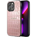 Pikkukuva 1 / 4: Coque iPhone 13 Pro Iskunkestävä Croco Tyylikäs Guess Vaaleanpunainen Rosa