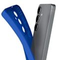 Miniatyrbild 4 av 5: Coque för Samsung Galaxy S25 Plus Silikon Mjuk Kamera Blockerad Blå Blå