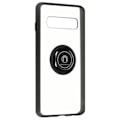 Miniatyrbillede 2 af 5: Samsung Galaxy S10 Cover Bi-materiale Metal Ring Video Support sort