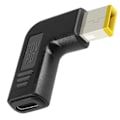 Pikkukuva 2 / 5: Lenovon USB-C neliöpistoke -lataussovitin Svart