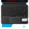 Miniatyrbild 4 av 6: Tangentbordsfodral för iPad 10.2 2021 Bluetooth Integrated Support Funktion MW Grey