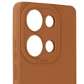 Miniatyrbillede 2 af 6: Etui - AVIZAR - Xiaomi Redmi Note 13 Pro 4G - Blød silikone - Lysebrun - Forstærket kamerakantbeskyttelse kastanj