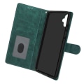 Miniatyrbillede 2 af 5: Etui til Samsung Galaxy A05 - AVIZAR - Børstet effekt imiteret læder - Grøn - Videostøttefunktion Grön