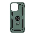 Pikkukuva 1 / 5: iPhone 15 Pro kuori - AVIZAR - ArmoRing - Iskunkestävä - Pyörivä rengas - Magneettisesti yhteensopiva Grön