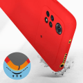 Miniatyrbillede 3 af 5: Beskyttelsesskal - Xiaomi - Poco M4 Pro 4G - Semi-rigid - Rød - Soft-touch Röd