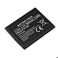 Miniatyrbillede 1 af 3: Erstatningsbatteri til Alcatel OT 880 / OT 710 3,7V 800mAh Li-ion Sort Svart