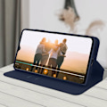 Miniatyrbillede 4 af 4: AVIZAR Cover til Xiaomi Poco M3 - Folio Wallet Case Stander Funktion Blå blå