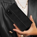 Miniatyrbillede 3 af 5: Samsung Galaxy A03s AVIZAR Case - Blødt og silkeagtigt imiteret læder - Sort - Stødsikker og anti-ridse - Videosupport Svart